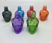 Skull Glass Eliquid Bottle